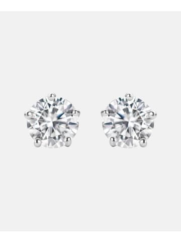 Diamant L'éternel Ohrstecker aus 375 Weißgold