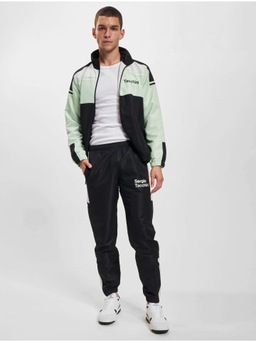 Sergio Tacchini Cargohose in black/green