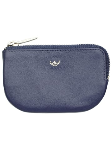 Golden Head Madrid Schlüsseletui RFID Leder 10,5 cm blau