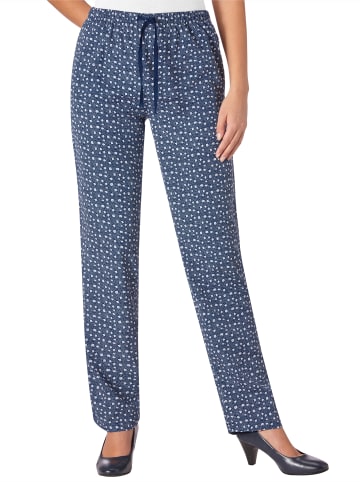 Sieh an! Hose in marine-millefleurs