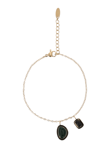usha FESTIVAL Women Chain Bracelet in Gold Black Emerald
