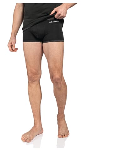 Schöffel Unterhose "Merino Sport Boxershorts M" in pirate black