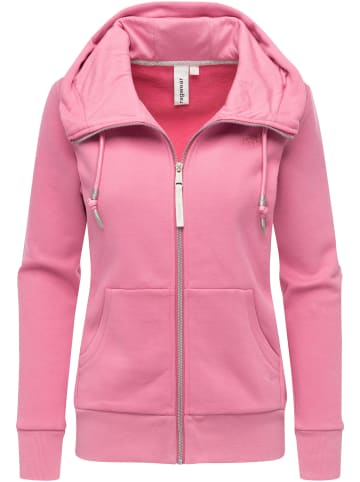 ragwear Kapuzensweatjacke Neskia Zip in Rose