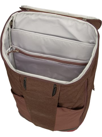 Deuter Fahrradrucksack Rotsoord 25+5 in Raisin/Caspia