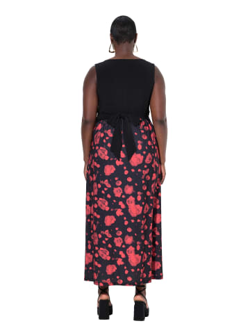 Ulla Popken Midikleid in schwarz