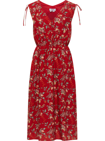 usha FESTIVAL Midikleid Mit Blumenprint in Rot Mehrfarbig