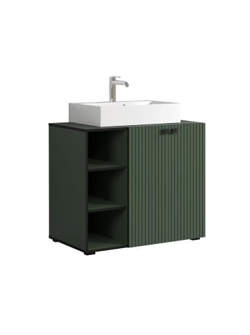 ebuy24 Waschbeckenunterschrank PureBliss (2-teilig) Grün 90 x 53 cm