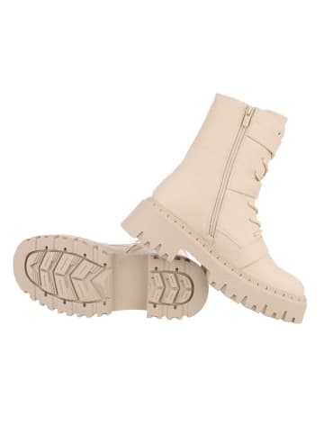 Ital-Design Stiefelette in Beige