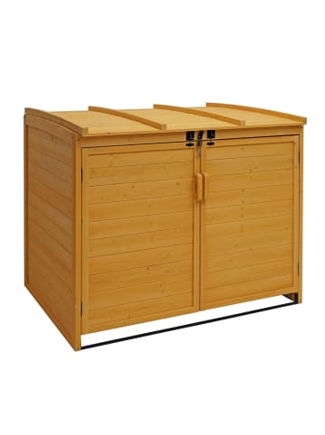 MCW 2er-/4er-Mülltonnenverkleidung H75b, Braun