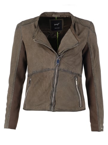 Maze Lederjacke Linden in shadow