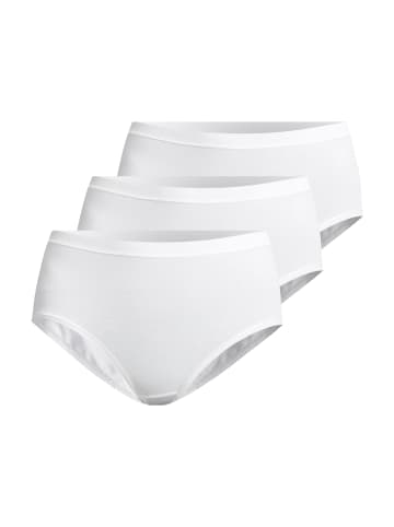 Conta Maxi Slip Feinripp in Weiß