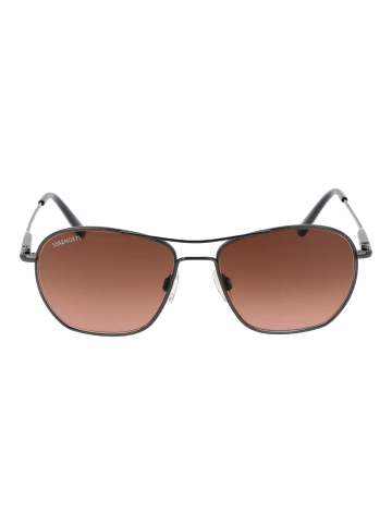 Serengeti Unisex Sonnenbrillen Aviator Gunmetal