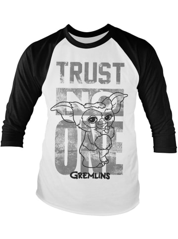 Gremlins Longsleeve "Trust No One Baseball Long Sleeve" in Weiß