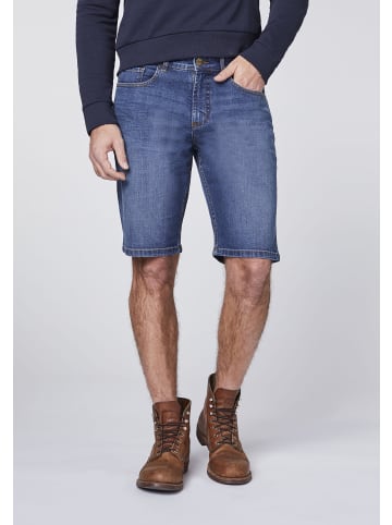Oklahoma Jeans Jeans Bermuda im 5-Pocket-Style in Blau