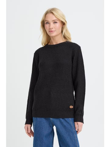 Oxmo Strickpullover OXEdna in Schwarz