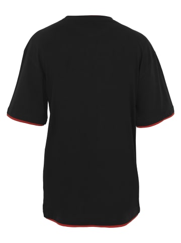 Urban Classics Urban Classics Herren Contrast Tall Tee in blk/red