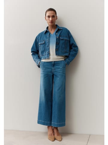 More & More leichter,  trendy V-Neck Pullover in colour shading