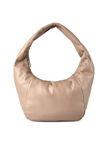 LIEBESKIND BERLIN Farrah Schultertasche M Leder 45 cm in neutral grey