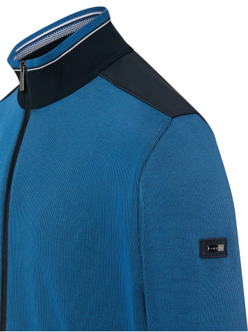 Bugatti Sweatjacke in blau schwarz - 0003