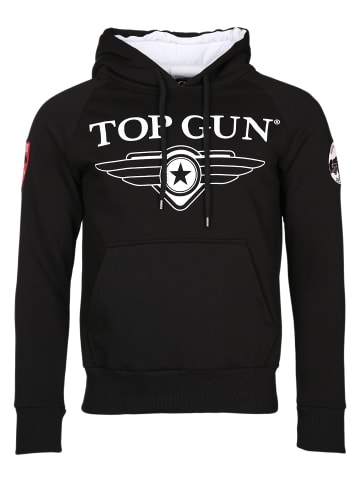 TOP GUN Hoodie Defender TG20191012 in black