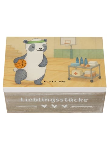 Mr. & Mrs. Panda Box Panda Basketball Design ohne Spruch in Weiß