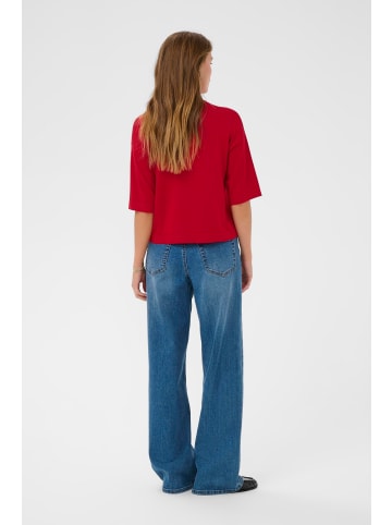 Kaffe Strickpullover KAlizza Loose fit in Haute Red