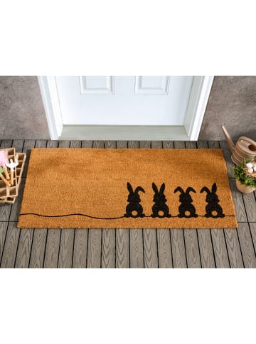 Beliani Fußmatte PULIAN in /Schwarz - (W) 55 x (L) 120 cm