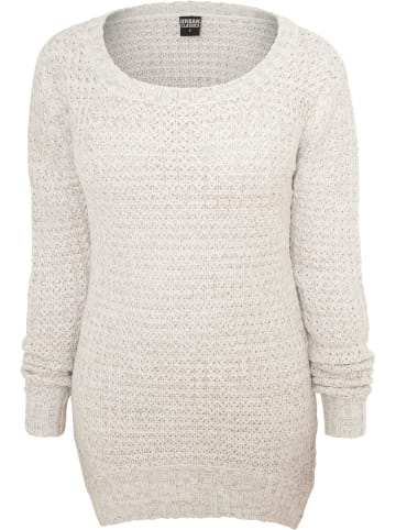 Urban Classics Urban Classics Damen Ladies Long Wideneck Sweater in offwhite