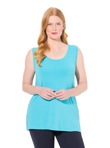 Ulla Popken Strick-Top in tiefes aqua