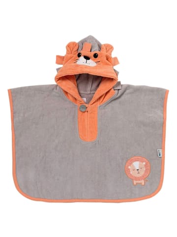 Schlummersack Frottee Badeponcho in Orange