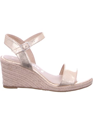 Tamaris Keilsandalette in gold