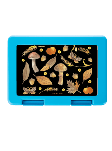 Mr. & Mrs. Panda Lunchbox Herbst mit Spruch in Bunt