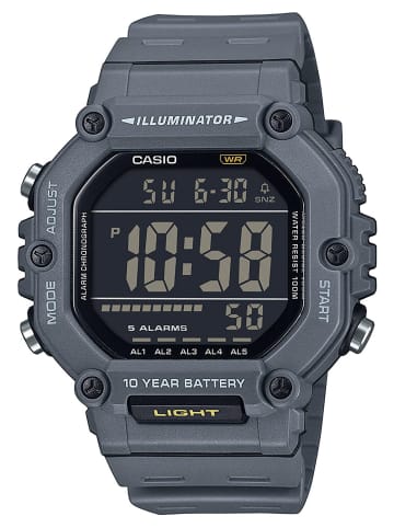 Casio Herrenarmbanduhr Digital Grau Anthrazit