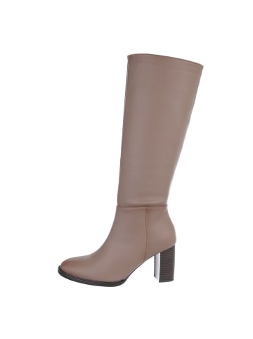 Ital-Design Stiefel in Khaki