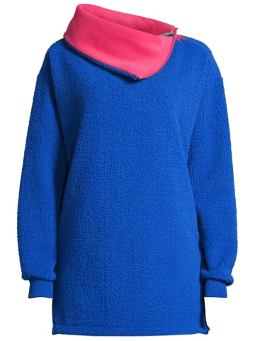 Salzhaut Fleecepullover für Damen in hell-blau