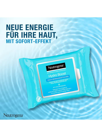 Neutrogena Reinigungstücher "Hydro Boost Aqua" 6er-Pack (6x 25St.)