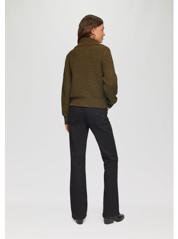 QS Strickpullover in 7864_olivgrün