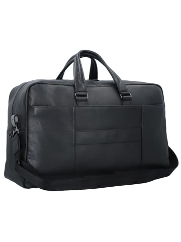 Piquadro Blue Square Weekender Reisetasche Leder 52 cm in black