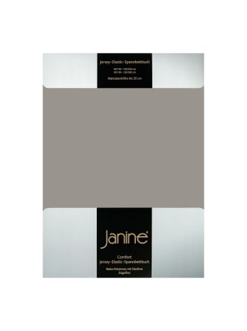 Janine Spannbettlaken Jersey Elastic in vulkan