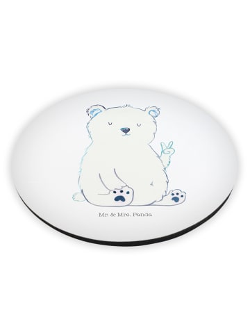 Mr. & Mrs. Panda magnet Eisbär Faul ohne Spruch in Weiß