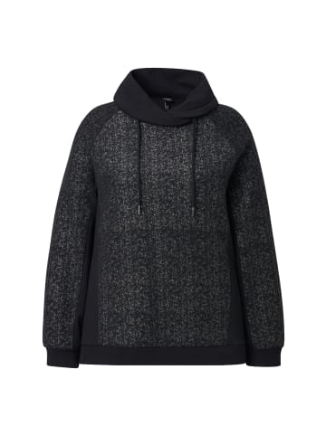 Ulla Popken Sweatshirt in schwarz