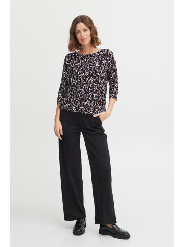 Fransa FREmfloral regular fit in Black mix