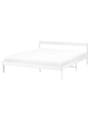 Beliani 2-tlg Doppelbett MADONE in Weiß