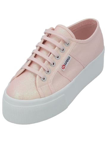 Superga Schnürschuhe in pink ish iridesscent