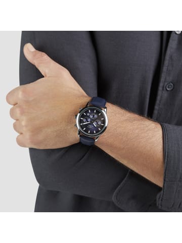 s.Oliver Armbanduhr Core Round in blau