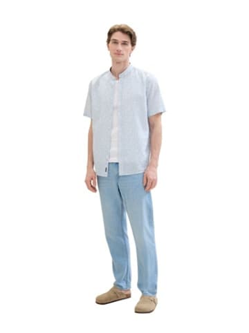 Tom Tailor Kurzarm Business Hemd für Herren in blau