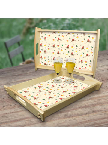 Mr. & Mrs. Panda Tablett Rotkehlchen Schlitten ohne Spruch in Gelb