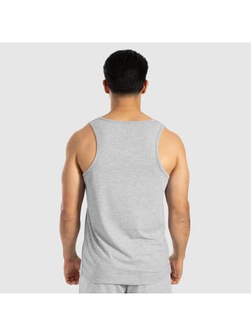 SMILODOX Tank Top Arian in Grau Melange