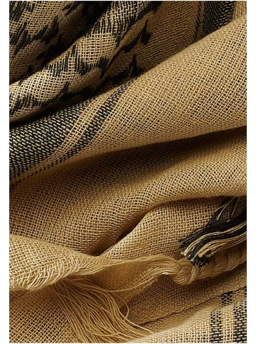 Brandit Shawl in khaki/black