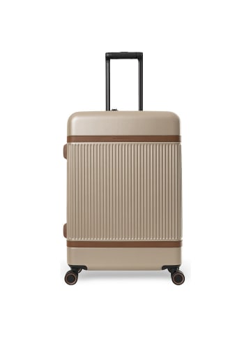 The Chesterfield Brand Zuna 4 Rollen Trolley M 65 cm in champagne